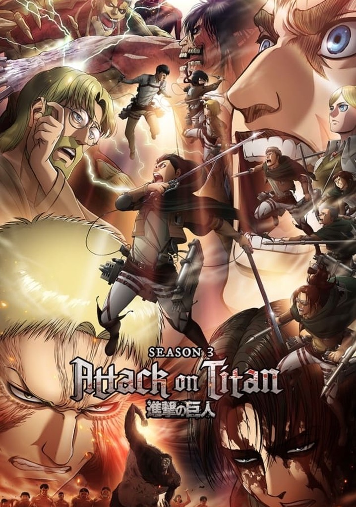 Attack on Titan Season 3 watch episodes streaming online